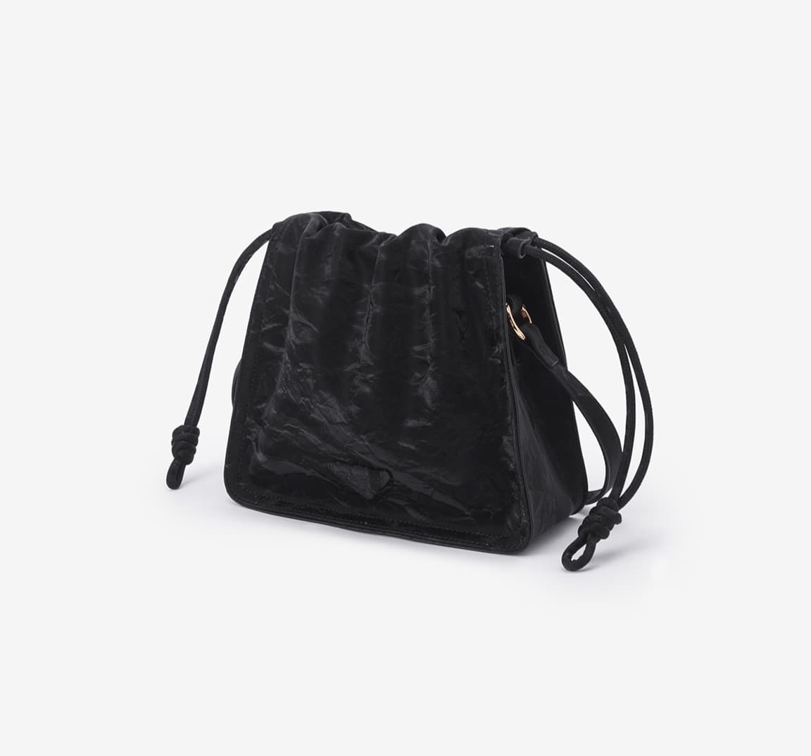 ショルダーバッグレディース 巾着 シンプルショルダーバッグ